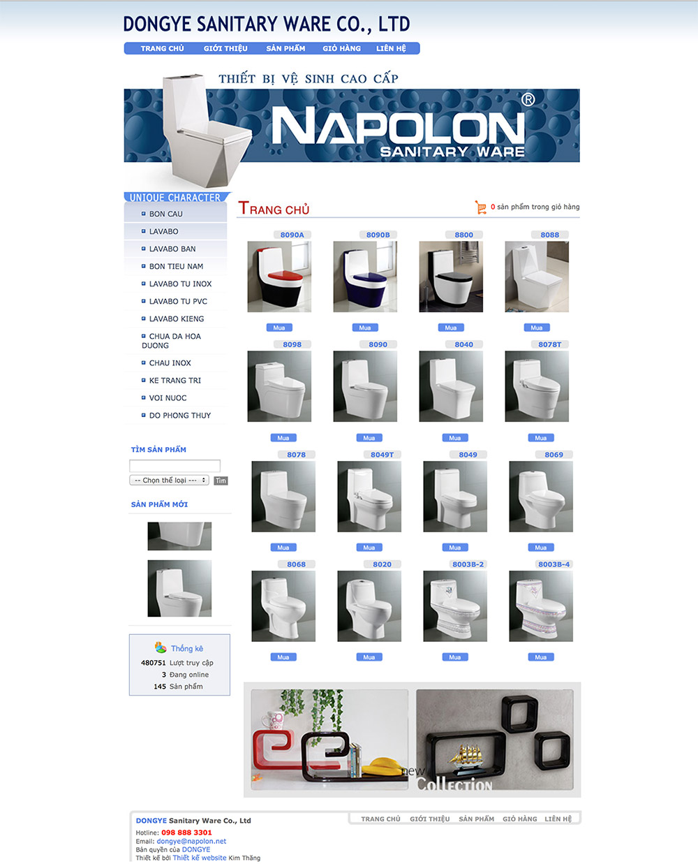 Napolon sanitary ware