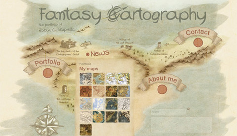 Fantasy Cartography tạo danh mục như một tấm bản đồ