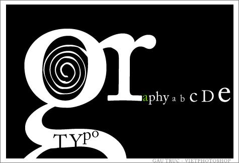 Typography không gò bó trong hình thức thể hiện, đó là sự sáng tạo bằng các con chữ